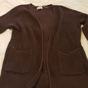 Long Brown cardigan